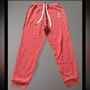 NEW Outerknown Second Spin Sweatpants Women’s Medium Pink Thick Comfy Organic